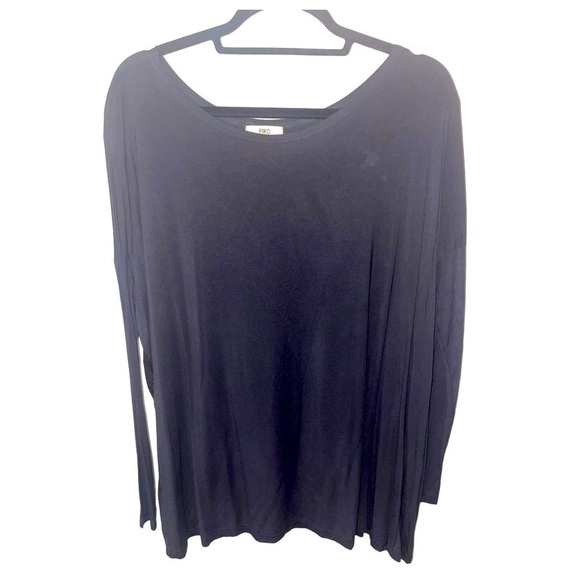 Piko 1988 Tops - NWOT PIKO GREEN EARTH FASHION LADIES BLACK DOLMAN STYLE OVERSIZED TUNIC SIZE MED